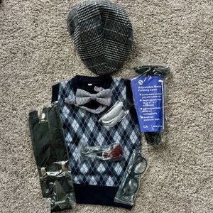 NIP Kids Old Man costume and accessories